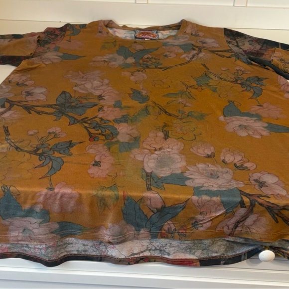 Johnny Was Traviata Lotus Swing Tunic Large EUC - Picture 7 of 12